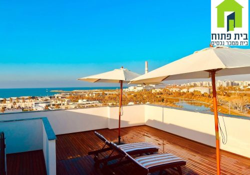 For sale penthouse opposite Hayarkon Park