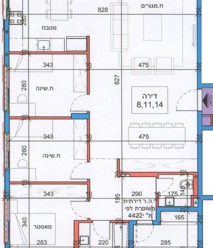 דירה בפוסט מספר: 247907